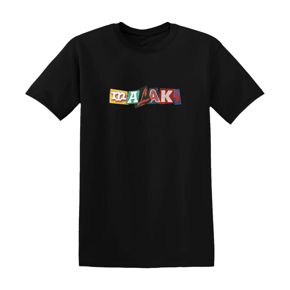 Black Malaki T-Shirt - Front
