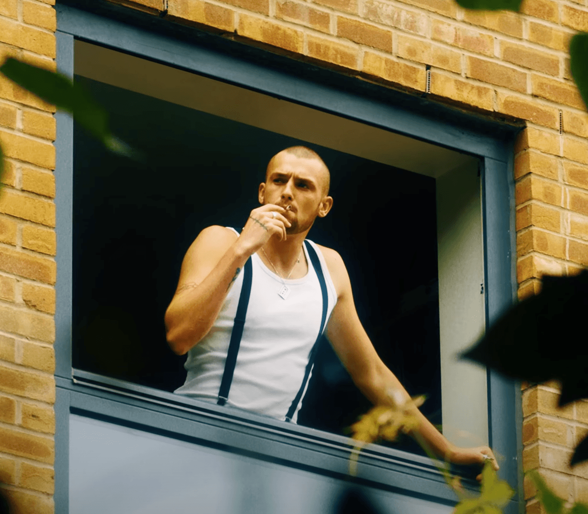 Screenshot from Head Highs music video