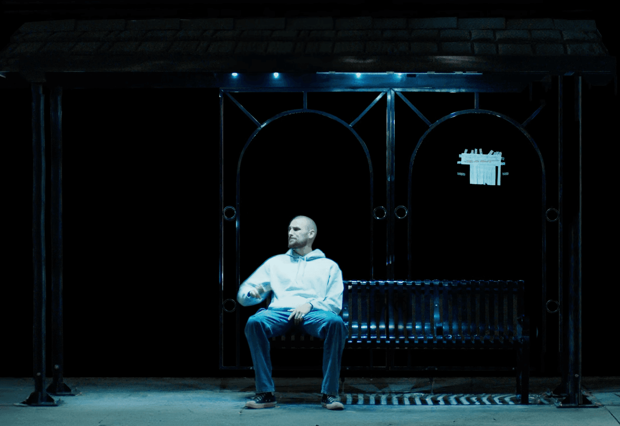 Screenshot from Long Face music video